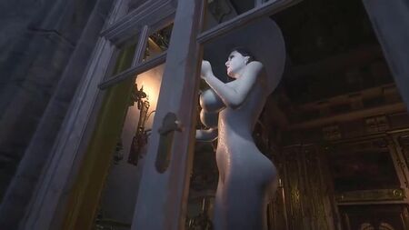 Resident Evil 8: Village - Lady Dimitrescu - Nude Mod [Todas as cenas]