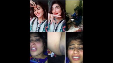 Zoi Hashmi, estrela do TikTok paquistanês, mostra o seu vídeo.mp4
