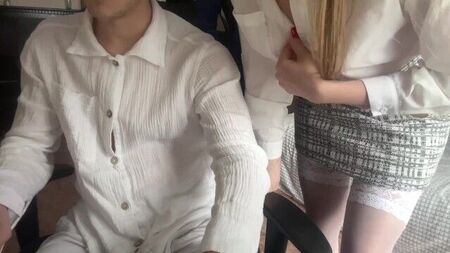 O sonho erótico de uma estudante se tornou realidade