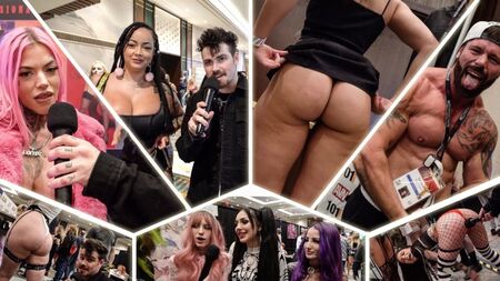 Entrevistas pornôs incríveis e BTS com filmagens pornô