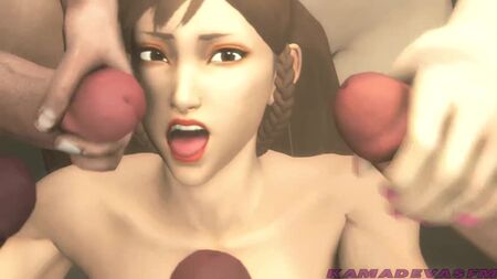 Pornografia 3D - Torneio Definitivo — Chun Li vs Juri Han (Versão Integral)