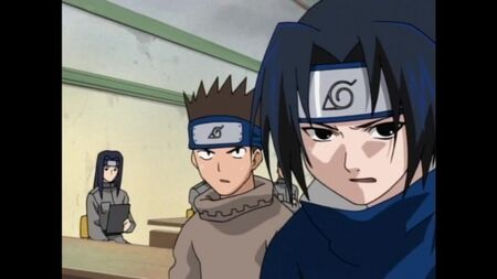Naruto, 1.ª temporada, episódio 25 - A décima questão! Tudo ou nada! O momento decisivo!