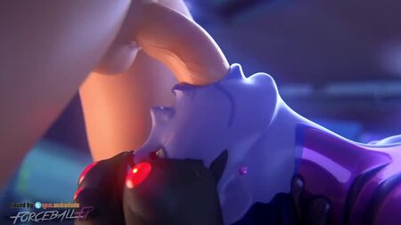 Widowmaker - sexo oral; cunnilingus; broche; garganta profunda; foda na cara; pila grande; dominação; pornografia hentai 3D; [Overwatch]