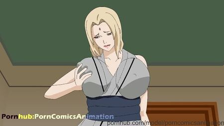 Pornografia hentai com Naruto, Hinata, Sakura e Tsunade