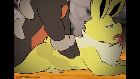 Yiff gay em 2D por Dacad - Pornografia furry - Sexo E621 - Houndoom fode Jolteon do Pokémon r34 - Rule34 anal