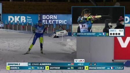 Dinara Alimbekova na primeira etapa da Taça do Mundo em Kontiolahti 2020