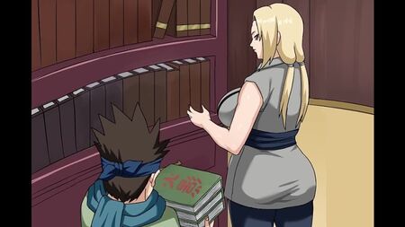 Naruto: Tsunade e Konohamaru (por pinkpawg) HD720p