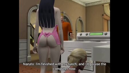 Hinata Hyuuga (Uzumaki) x Quarto Raikage Ay - Hinata trai Naruto; netorare; pornografia hentai com sexo em 3D; (parte 1/8) [Naruto | Boruto]
