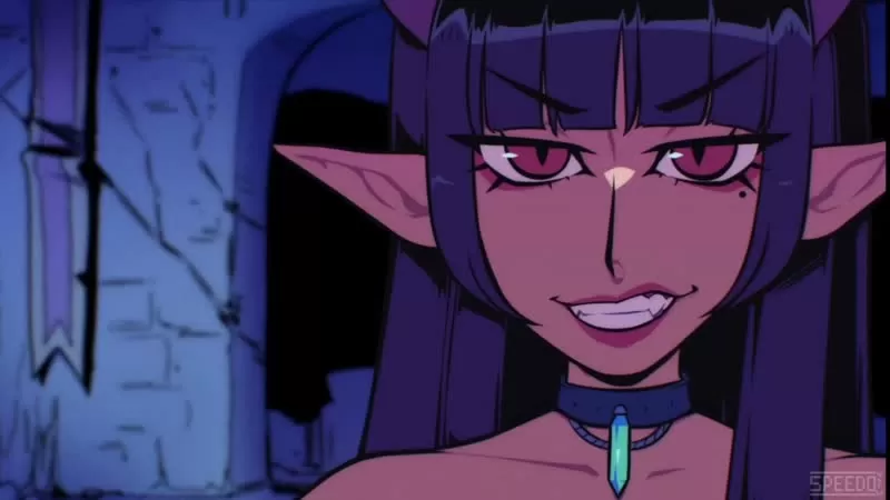 Cartoon Porn Anime Succubus - Lithia: Succubus Conquered by speedosausage 2D Short Porn Animation Hentai  Femdom Demon Girl