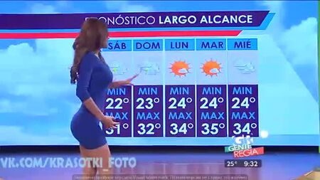 A apresentadora do boletim meteorológico Yanet Garcia (pornografia, sexo, erotismo, rabo, booty, anal, peitos, boobs, Brazzers)