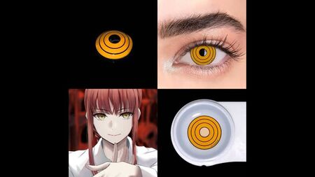 Lentes da Makima. Cosplay da Makima, a Mulher-Motosserra / Chainsaw Man