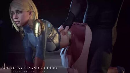 Supergirl - à canzana; sexo vaginal; pornografia hentai 3D; (por Grand Cupido) [DC Comics]