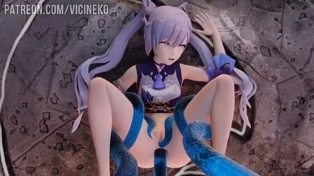 Keqing | Genshin Impact | NSFW | Hentai | Pornografia | Ke Qing | 18+ tentáculos