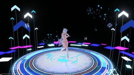 MMD R-18 [ERÓTICO] Haku Cat Lingerie Shake It! Autor: Orion Dobledosis