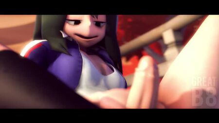 Tsuyu Asui - My Hero Academia - hentai futanari