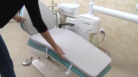 Sobrecolchão ortopédico para cadeira de dentista da Meditex