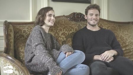 Sam Claflin e Lily Collins para a revista «The Edit» (2014)