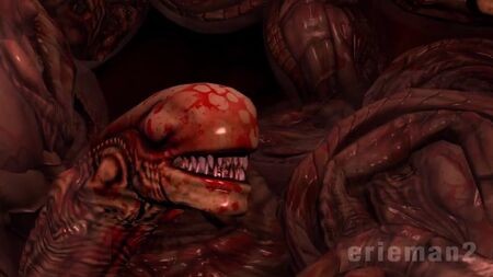 Regra 34 - Alien 3D (franquia) pénis alienígena Alien vs. Predator alienígenas animados (1)