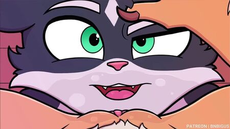 Pornografia furry com yiff, hienas e gatos