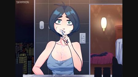Time Stopped Brush por [Derpixon] (hentai, хентай, sexo, anal, pornografia, mamas 18+, anime)