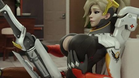 OVERWATCH MERCY A DESCONTRAIR-SE, SEIOS GIGANTES EM CRESCIMENTO, SEIOS GRANDES, PORNOGRAFIA DE MASTURBAÇÃO, SFM, HENTAI, SEXO 3D (18+)