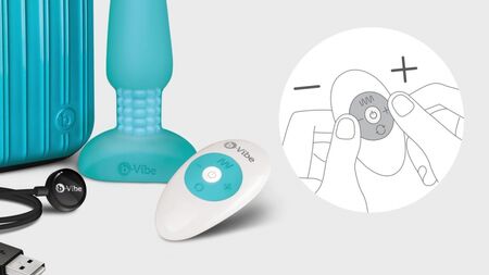 Bvibe - Plug anal com controlo remoto