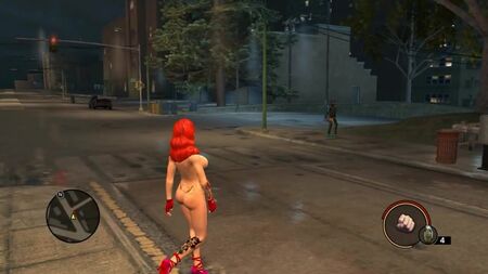 Saints Row: The Third — Mod de nudez