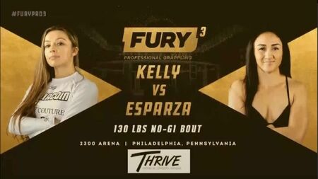 DANIELLE KELLY VS CARLA ESPARZA - FURY GRAPPLING 3