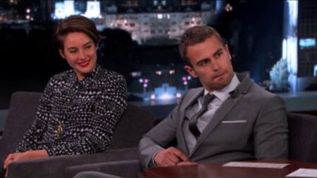 Shailene Woodley e Theo James no Jimmy Kimmel Live – PARTE 1