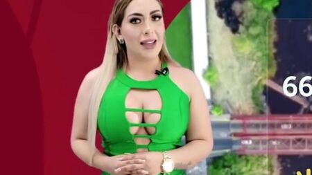 A apresentadora meteorológica latina Arely Hernandez Montenegro 2