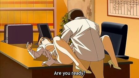 lingerie no escritório - hentai