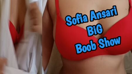 Espetáculo dos seios grandes de Sofia Ansari