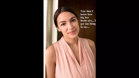 Alexandria Ocasio-Cortez e o seu peito grande