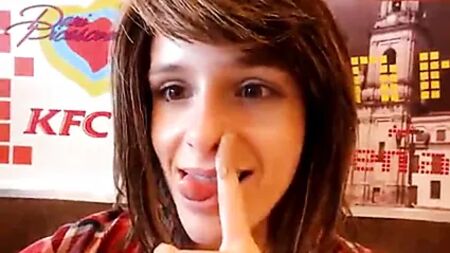 Com muita vontade de fazer xixi